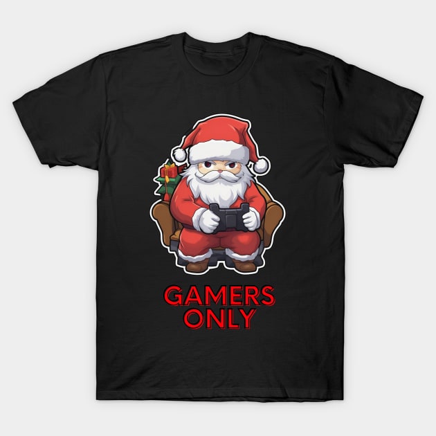 Games Only - Graphic Christmas Statement T-Shirt by MaystarUniverse